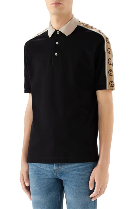 camiseta gucci negra|polo Gucci hombre.